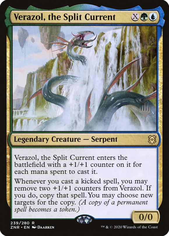 Verazol, la corriente dividida (paquete promocional) [Promociones de Zendikar Rising] 