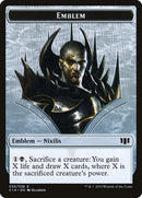 Ob Nixilis of the Black Oath Emblem // Zombie (016/036) Double-Sided Token [Commander 2014 Tokens]-1