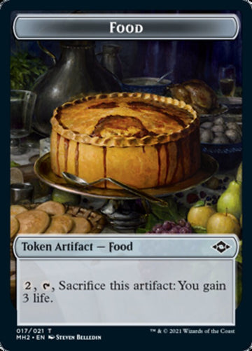 Bird // Food (17) Double-Sided Token [Modern Horizons 2 Tokens] - 0