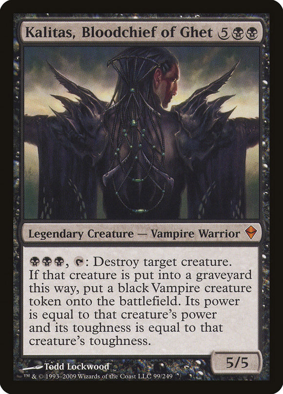 Kalitas, jefe de sangre de Ghet [Zendikar] 