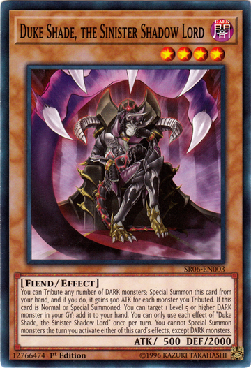 Duque Shade, el siniestro señor de las sombras [SR06-EN003] Común 