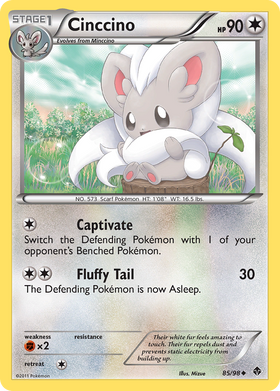 Cinccino (85/98) [Blanco y negro: Potencias emergentes] 