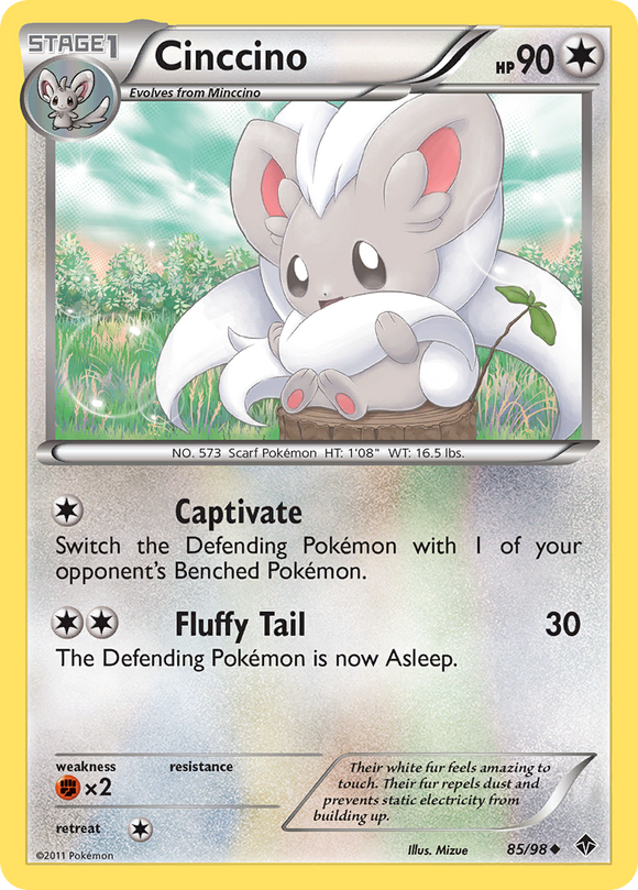 Cinccino (85/98) [Blanco y negro: Potencias emergentes] 