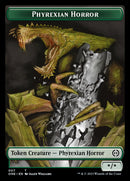 Rebel // Phyrexian Horror (007) Double-Sided Token [Phyrexia: All Will Be One Tokens]-4