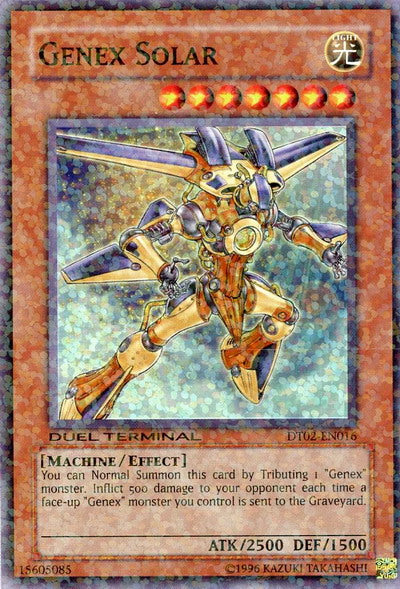 Genex Solar [DT02-EN016] Súper raro 