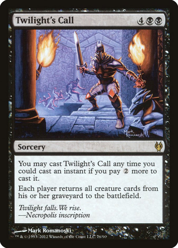 Llamado del crepúsculo [Duel Decks: Izzet vs. Golgari] 