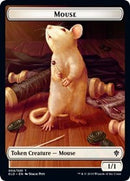 Mouse // Food (18) Double-Sided Token [Throne of Eldraine Tokens]-1