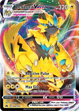 Zeraora VMAX (054/159) [Espada y escudo: Corona Zenith] 