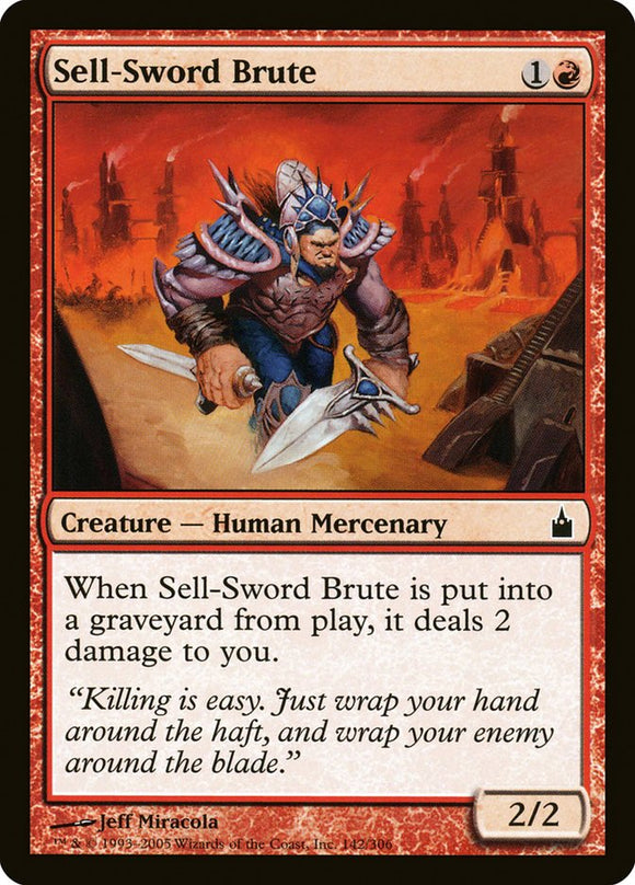 Bruto mercenario [Ravnica: Ciudad de gremios] 