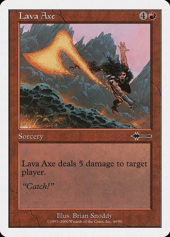 Hacha de lava [Paliza] 
