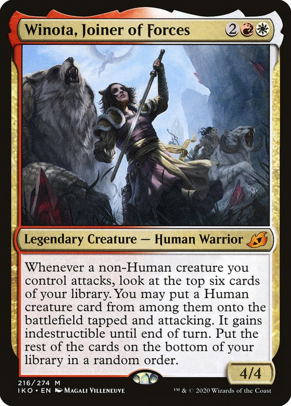 Winota, unificadora de fuerzas [Ikoria: Lair of Behemoths] 