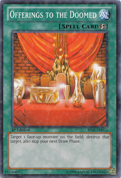 Ofrendas a los condenados [BP01-EN070] Starfoil Raro 