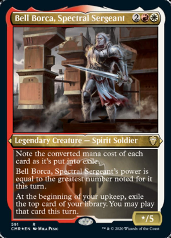 Bell Borca, Sargento Espectral (Grabado) [Commander Legends] 