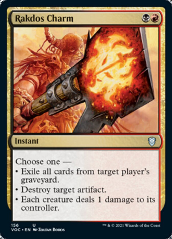 Amuleto Rakdos [Innistrad: Comandante del Juramento Carmesí] 