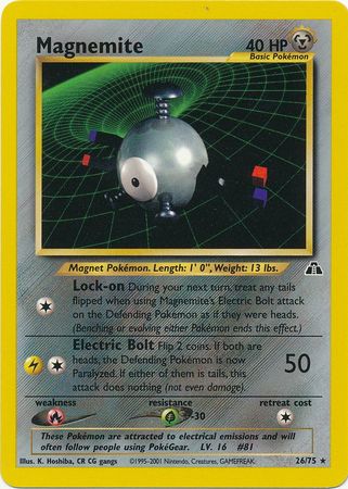 Magnemite (26/75) [Neo Discovery Unlimited] 