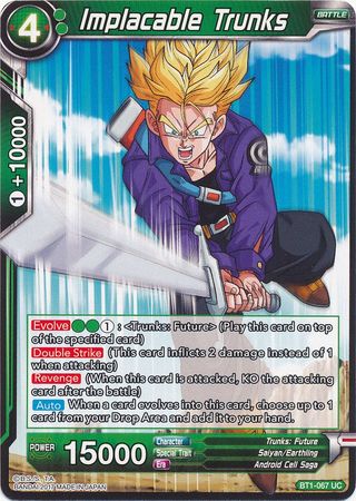 Trunks implacable (BT1-067) [Batalla galáctica] 