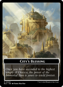 Hamster // City's Blessing Double-Sided Token [Bloomburrow Commander Tokens]-2