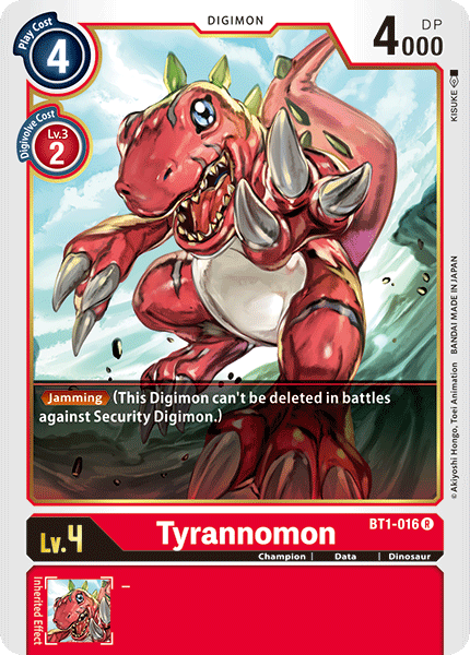 Tyrannomon [BT1-016] [Lanzamiento de la versión especial de refuerzo 1.0] 