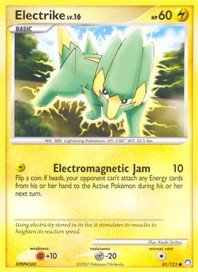 Electrike (81/123) [Diamante y Perla: Tesoros Misteriosos] 