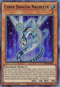 Cyber ​​Dragon Nachster (Azul) [LDS2-EN032] Ultra Raro 