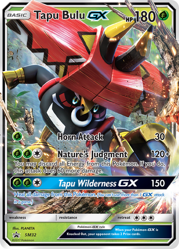 Tapu Bulu GX (SM32) [Sun &amp; Moon: promociones de Black Star] 