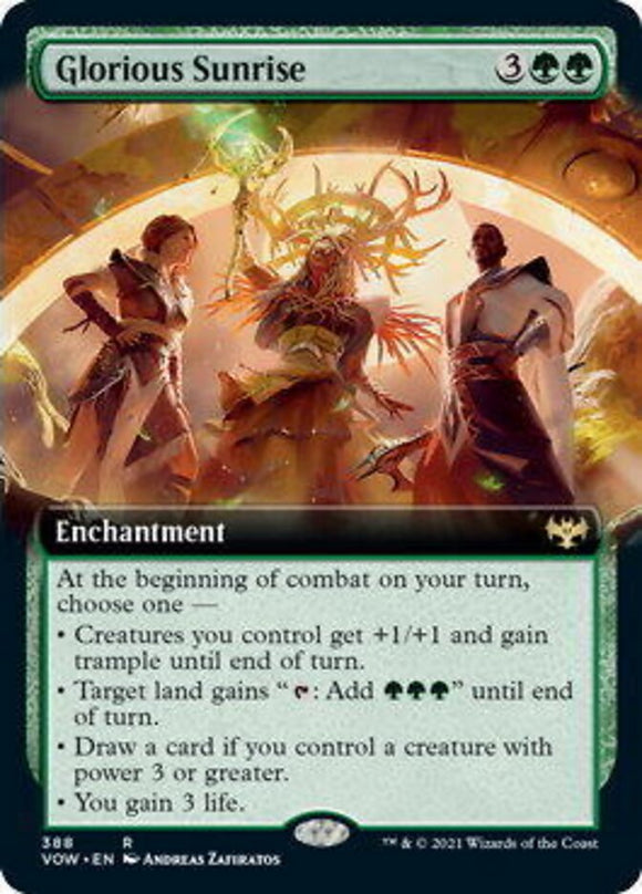 Amanecer glorioso (ilustración ampliada) [Innistrad: Crimson Vow]