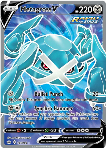 Metagross V (181/198) [Espada y escudo: Reinado escalofriante] 