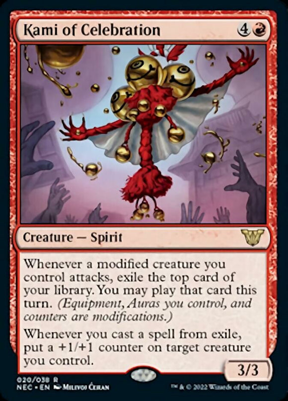 Kami de la celebración [Kamigawa: Neon Dynasty Commander] 