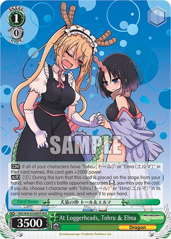 En desacuerdo, Tohru y Elma [La doncella dragón de la señorita Kobayashi] 