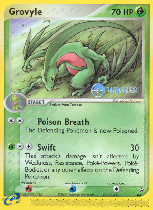 Grovyle (004) [Promociones de Nintendo: Black Star] 
