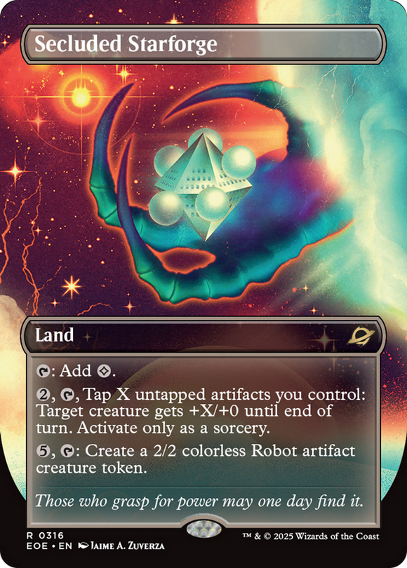 Secluded Starforge (Borderless) [Edge of Eternities]