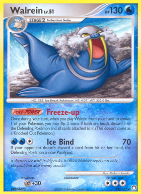 Walrein (39/123) [Diamante y perla: tesoros misteriosos] 