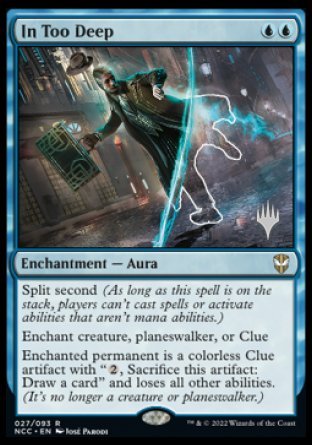 En lo profundo (paquete promocional) [Promociones de Commander de Streets of New Capenna] 
