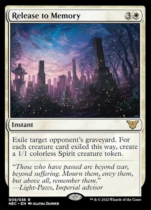 Liberación de la memoria [Kamigawa: Neon Dynasty Commander] 