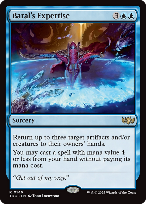 Baral's Expertise [Tarkir: Dragonstorm Commander]