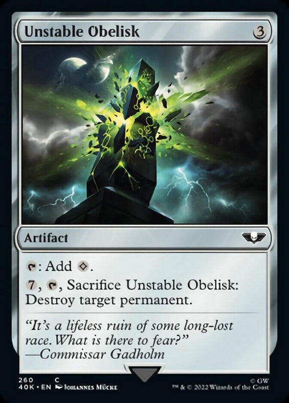 Obelisco inestable [Warhammer 40,000] 