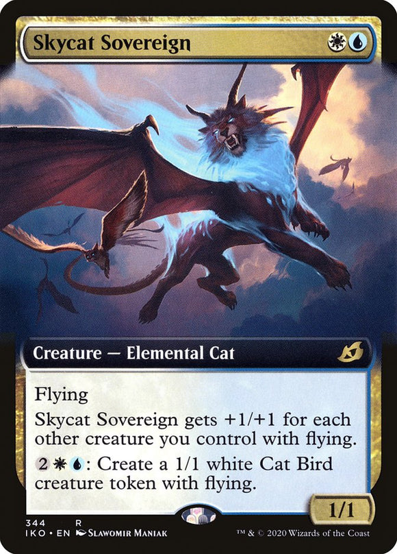 Soberano Skycat (ilustración ampliada) [Ikoria: Lair of Behemoths] 