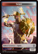 Spirit (0025) // Copy Double-Sided Token [Secrets of Strixhaven Commander Tokens]-1