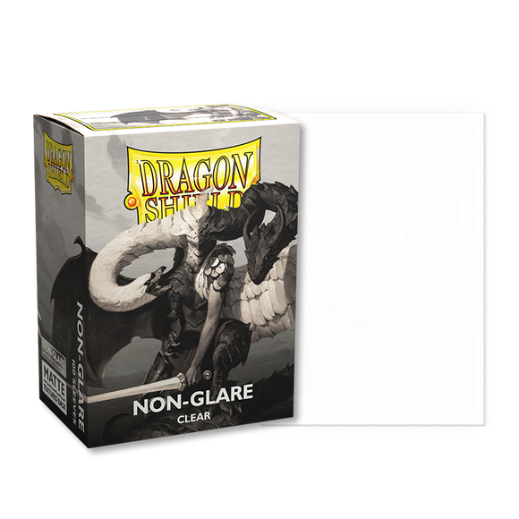 Dragon Shield: Standard 100ct Sleeves - Clear (Non-Glare Matte)