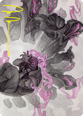Tarjeta de arte de Rise of Extus (firma estampada en dorado) [Serie de arte de Strixhaven: School of Mages] 