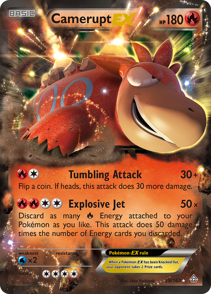 Camerupt EX (29/160) [XY: Choque primigenio] 