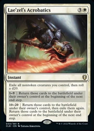 Las acrobacias de Lae'zel [Commander Legends: Battle for Baldur's Gate] 