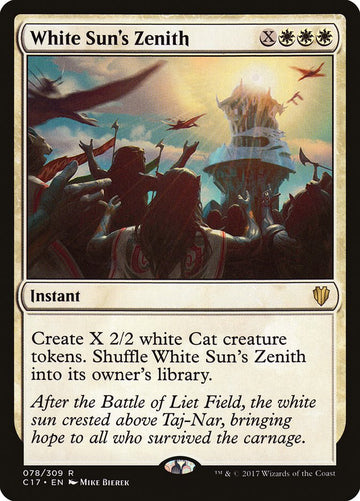 El cenit del sol blanco [Commander 2017] 