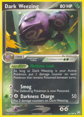 Weezing oscuro (42/109) [EX: El Equipo Rocket regresa] 
