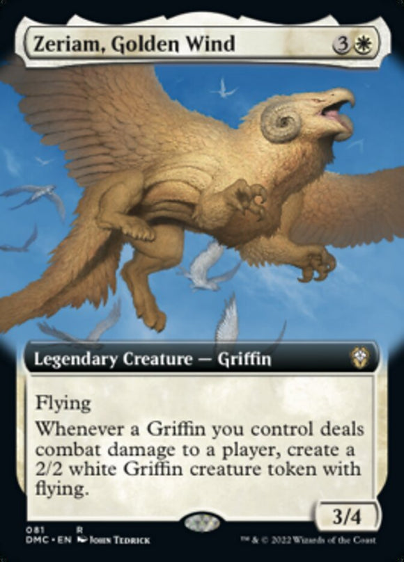 Zeriam, Golden Wind (Extended Art) [Dominaria United Commander]
