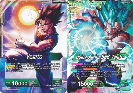 Vegito // Apuesta con todo, SSB Vegito (BT3-055) [Mundos cruzados] 