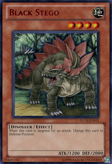 Stego negro (rojo) [DL13-EN011] Raro 