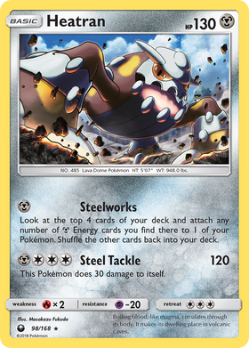 Heatran (98/168) [Sol y Luna: Tormenta Celestial] 