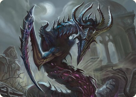 Tarjeta de arte de Crypt Sliver [Serie de arte de Commander Masters] 