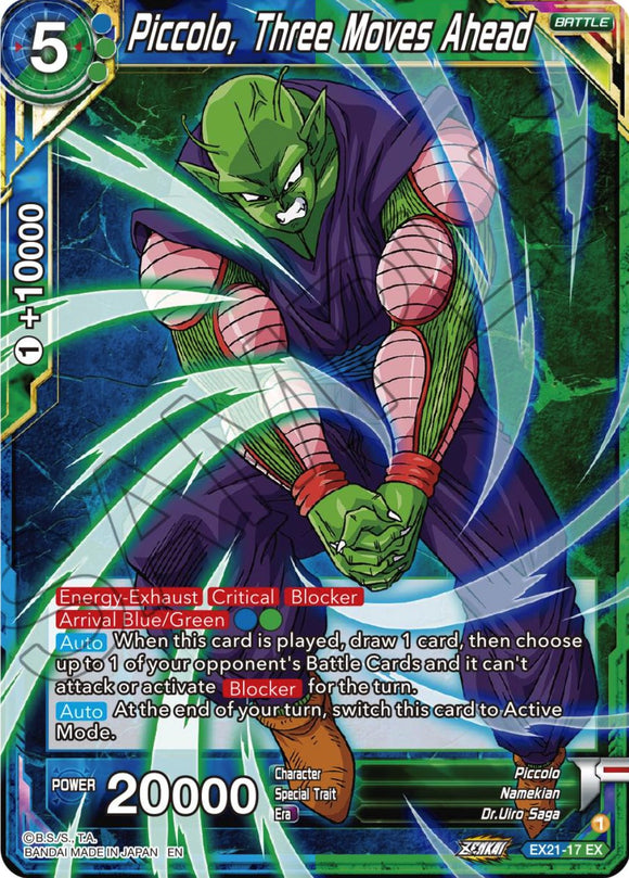Piccolo, Three Moves Ahead (EX21-17) [Set del 5.º aniversario] 